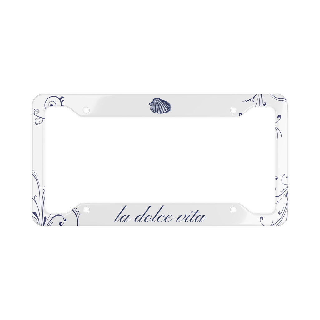 La Dolce Vita Coastal License Plate Frame