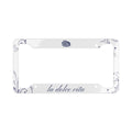 La Dolce Vita Coastal License Plate Frame